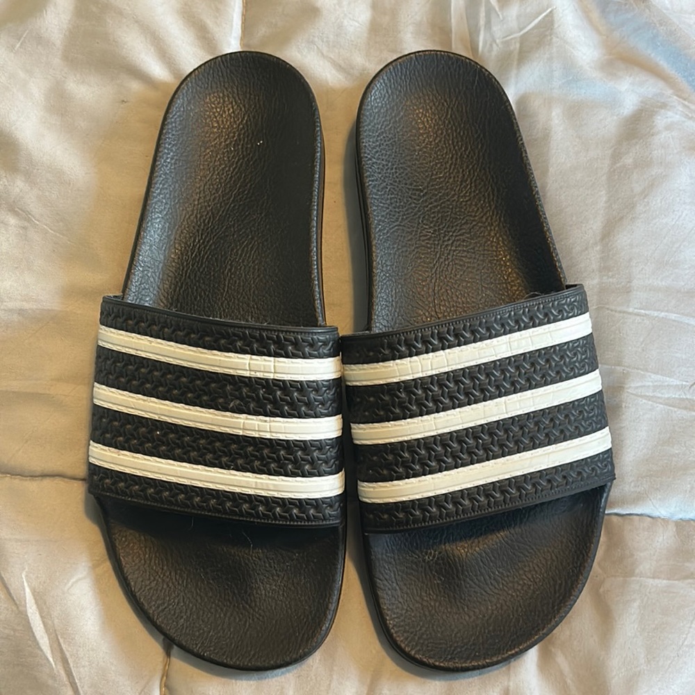 Men’s size 11 adidas adilette slides